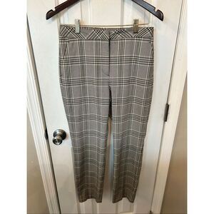 H&M plaid skinny pants size 4 dress pants work pants skinny stretchy dress pants